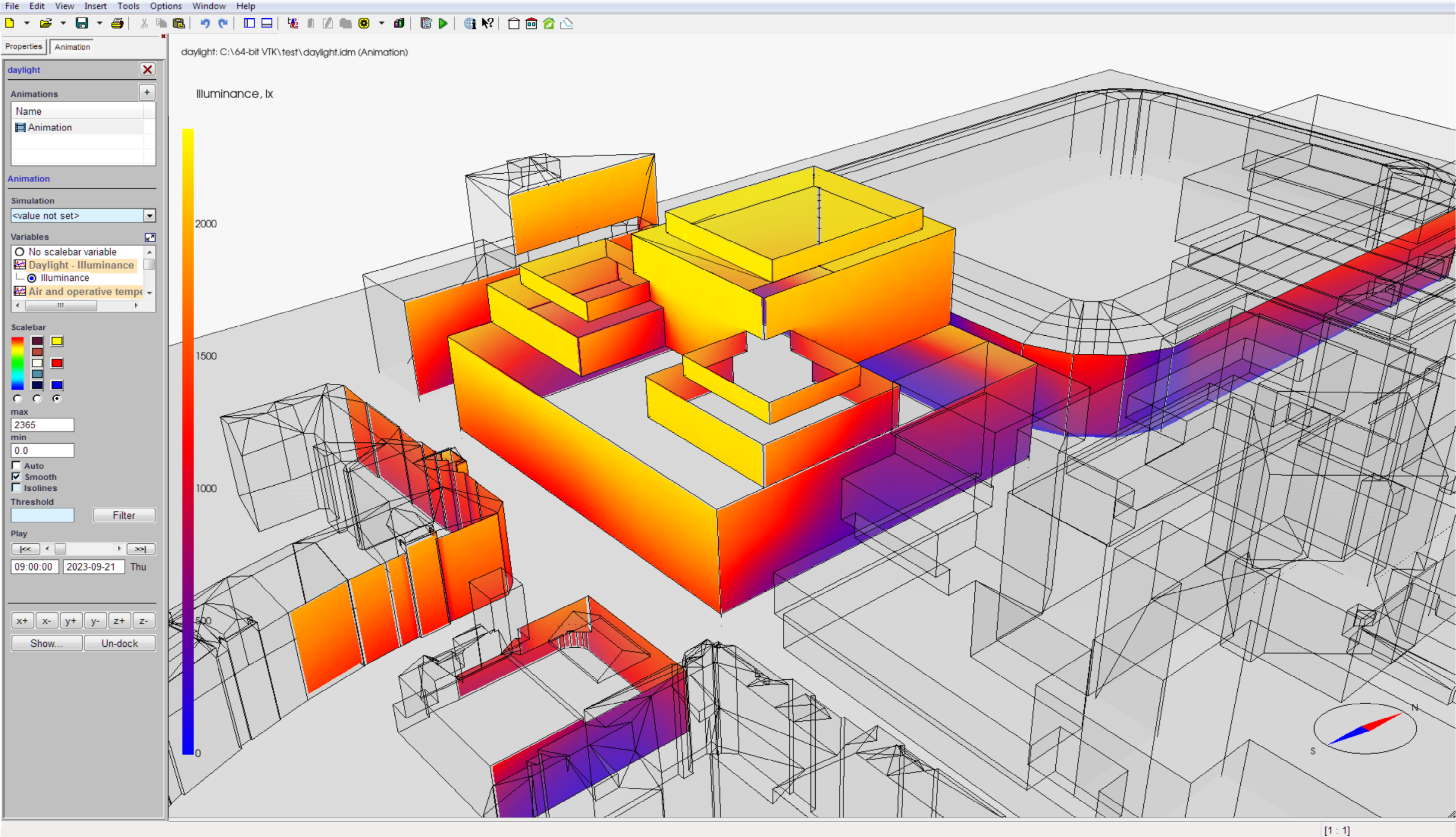 New 3D animation of simulation results